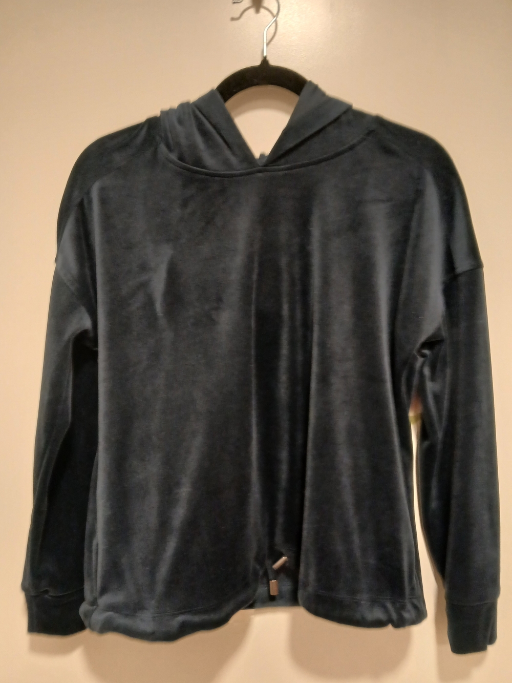 Cable & Gauge Womans Hoodie Jacket in Dark Blue